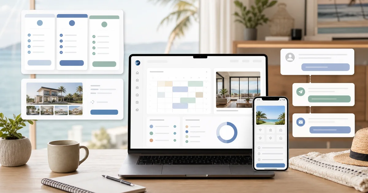 Host reviewing a TouchStay alternative comparison for guest guide and direct booking workflows