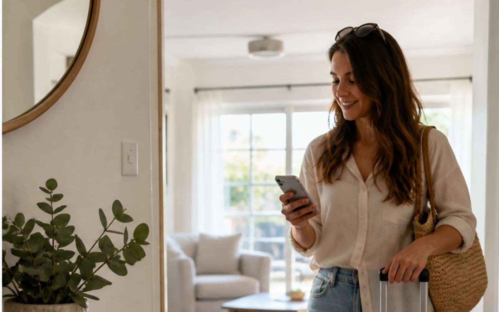 Direct booking website connected to a vacation rental guest journey