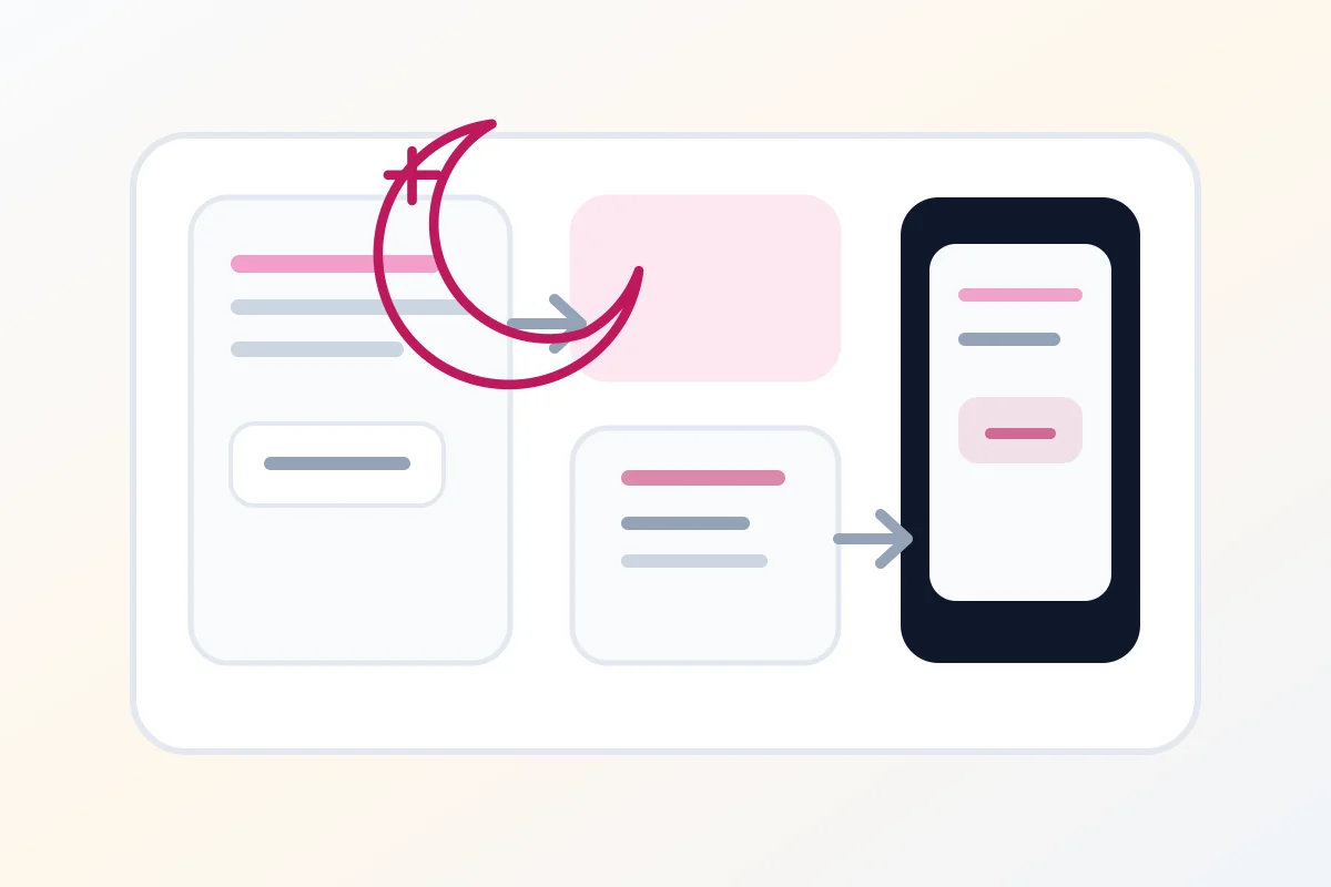 Host workflow illustration for managing first-night check-in with guest messages and a guide link